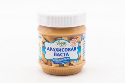 Арахисовая паста Азбука Продуктов Классическая с кусочками 340 гр