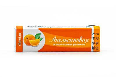 Жевательная резинка Plastinki со вкусом апельсина 12,5 гр