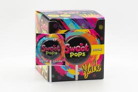 Карамель на палочке Sweet Pops Black со вкусами кола-лимон-лайм, кола-вишня 10 гр