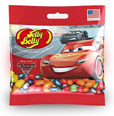Жевательные конфеты Jelly Belly Cars Тачки 80 грамм